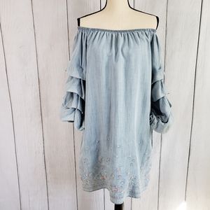 Miss Me Chambray Dress